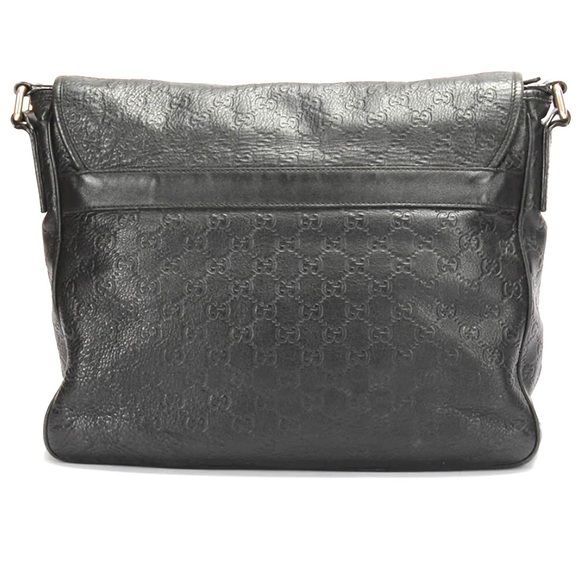 💎 LIKE NEW 💎 GUCCI LEATHER MESSENGER LAPTOP BAG GUCCISSIMA - Picture 3 of 15